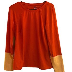 Joy Lab Color Block Long Sleeve T Shirt